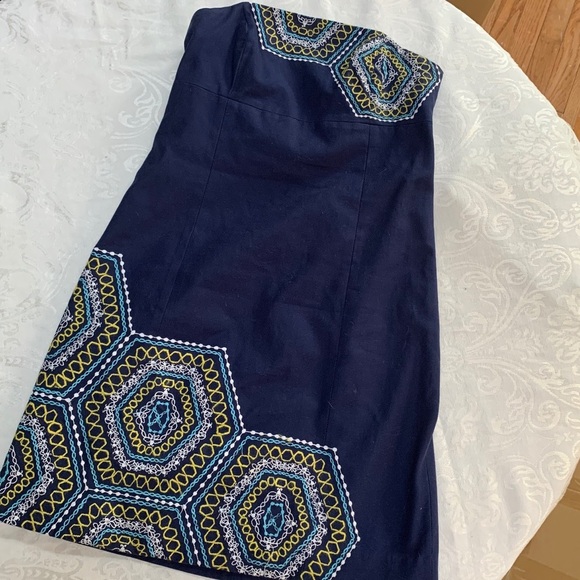 Lilly Pulitzer strapless dress size 2 - Picture 1 of 7